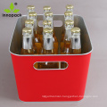 rectangle beer tin ice buckets cooler for sale